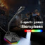 New microphone RGB luminous bendable USB microphone no drive voice chat video conference microphone - Korvel