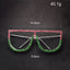 Hot tassel glasses frame no lens rhinestone glasses frame personality accessories female - Korvel