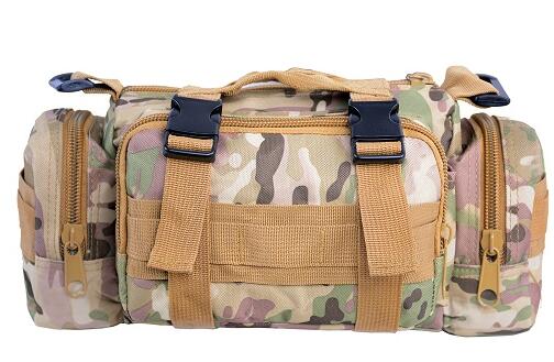 Black Hawk Commandos Multi-function Practical Waist Pack  Handlebar military Camouflage Shoulder Bag for outdoor sports activities - Korvel