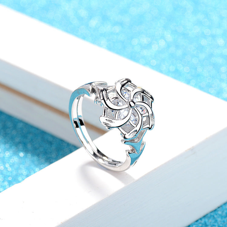 Galadriel Nenya Ring of Water Hobbit Elf Three Rings Great Rings Fashion Women Girl Jewelry High Quality Fan Gift - Korvel
