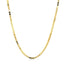 Cadena de Caja Semi Sólida de Oro Amarillo de 14k - 1.6mm