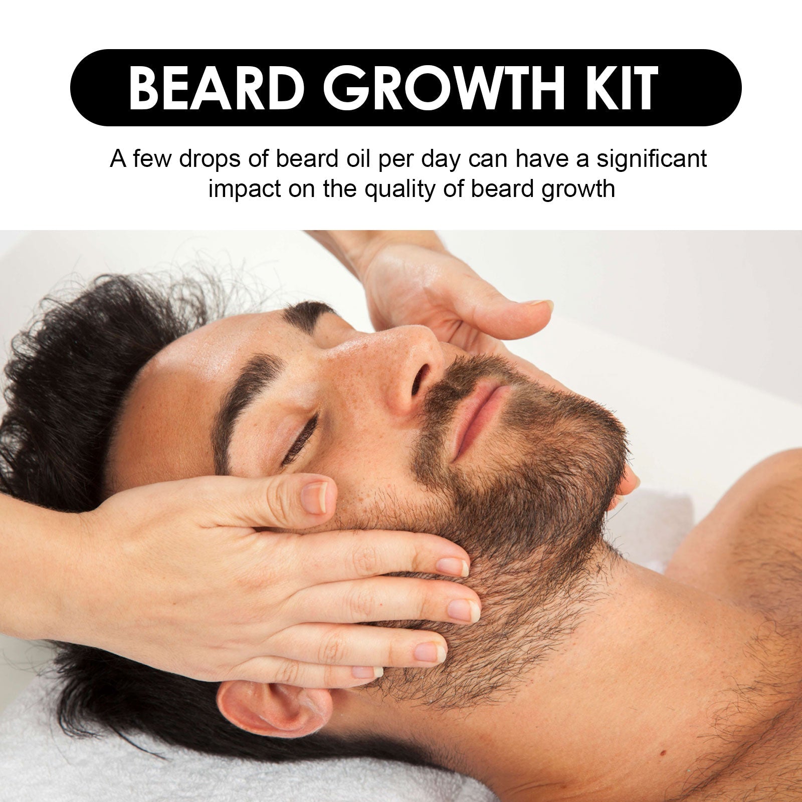 Facial Care Essence Set Men's Facial Care Hair Nourishing Beard Care - Korvel