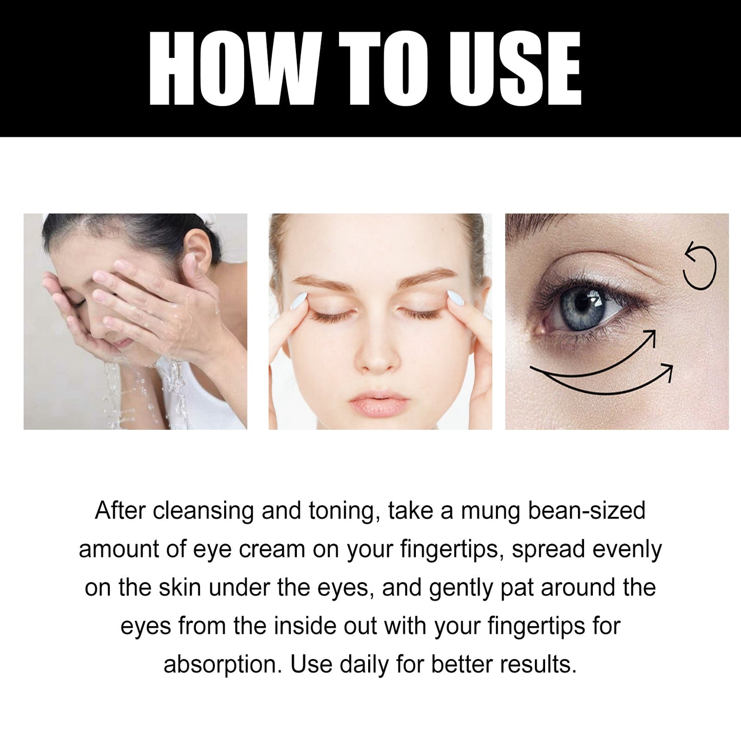 Eye Firming Cream, Relieves Bags, Black Eyes, Firms, Moisturizes, Repairs Skin Eyes Cream - Korvel