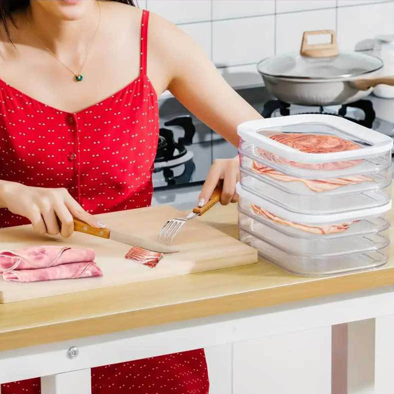 Contenedores de Carne Fría Herméticos, 18.6oz, Paquete de 24, Sin BPA