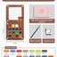 Mingke Mini Watercolor Paint Box with Notebook - 8 Colors