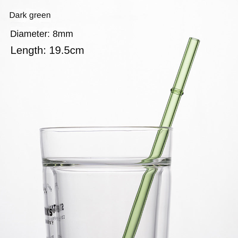 Eco-Friendly High Borosilicate Glass Straw - Customizable & Durable