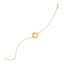 14k Yellow Gold 7-Inch Compass Bracelet