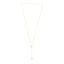 Collier de chapelet en or jaune 14 carats élégant