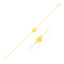 Bracelet Saturn en Or Jaune 14K