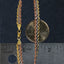Bracelet en chaîne torsadée multi-brins en or tri-tonal 10k