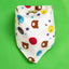 Baby Drooling Towel Baby Triangle Towel Double Layer According To The Buckle Newborn Children's Headscarf Bib Scarf - Korvel