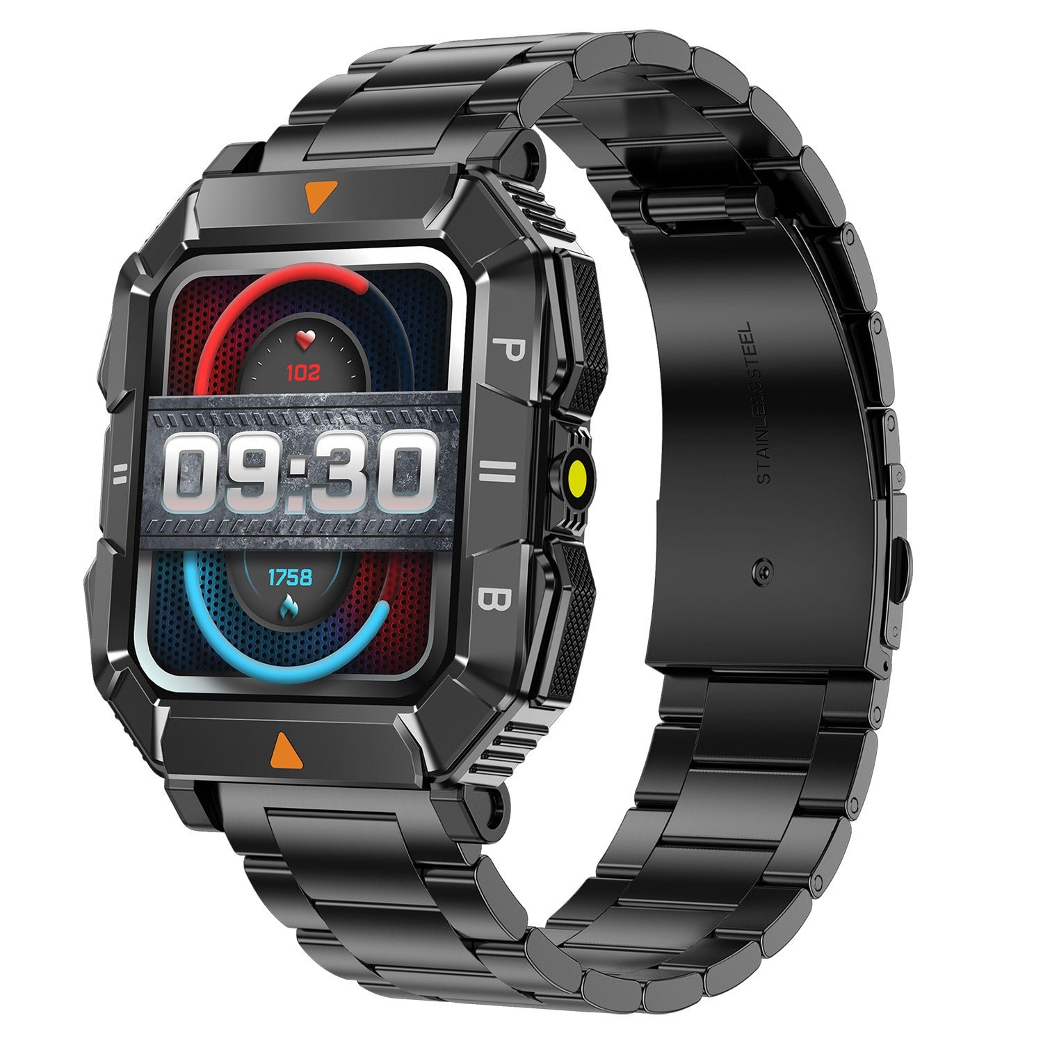 YK03 smartwatch Bluetooth call flashlight sports waterproof heart rate blood oxygen health monitoring - Korvel