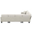 [VIDEO provided] [New] 108*85.5" Modern U Shape Sectional Sofa 7 Seat Fabric Sectional Sofa Set - Korvel