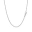 Cadena de Perlas de Oro Blanco de 14k - 1.5mm