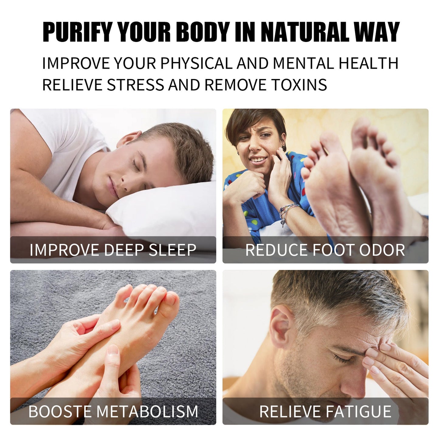 Herbal Purge Purifying Night Patches for Foot Care
