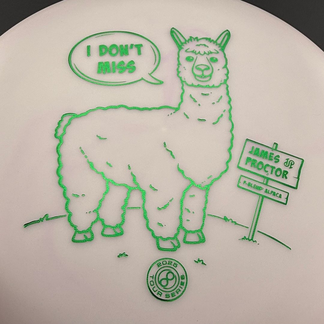 P-Blend Alpaca - James Proctor - Putter de Disc Golf de la Série Tour 2025