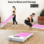 Portable Under-Desk Treadmill with Remote LED Display - Pink