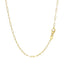 14K Yellow Gold Fine Paperclip Chain Necklace