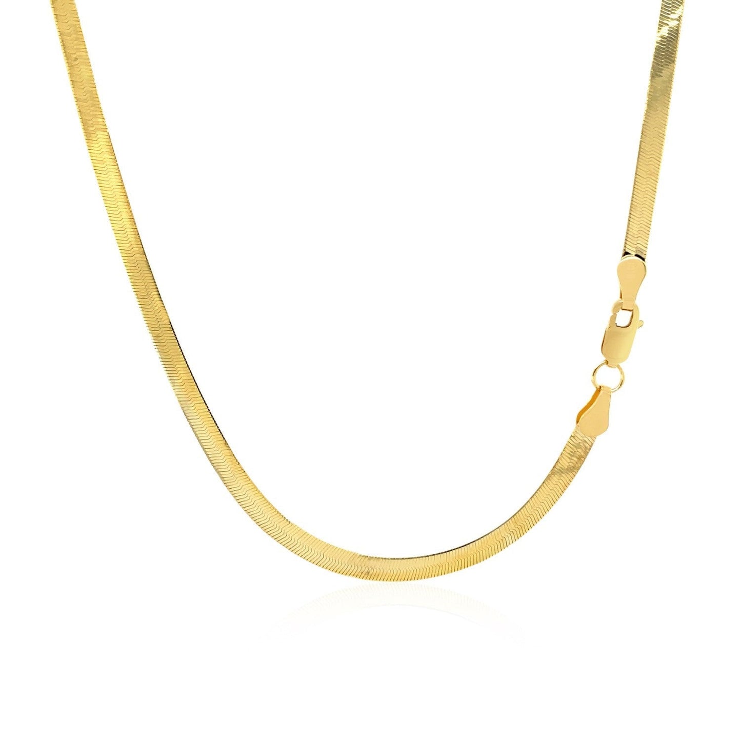 Imperial Herringbone Chain in 10k Yellow Gold - 2.80 mm