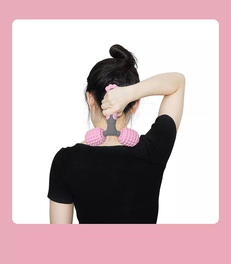 Manufacturers Wholesale Gym Stick Body Relax Tool Muscle Roller Sticks Yoga Y-Shape Massage Stick - Korvel