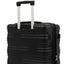 Hardshell Luggage Sets 3 Pcs Spinner Suitcase with TSA Lock Lightweight 20''24''28''   Black + ABS - Korvel