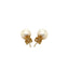 14k Yellow Gold Freshwater Cultured Pearl Stud Earrings