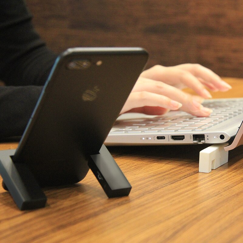 HST-Loop Magnetic Click Desk Mobile Phone Support Magnetic Portable Carry-on Mobile Phone Holder Fashion Minimalist Design - Korvel