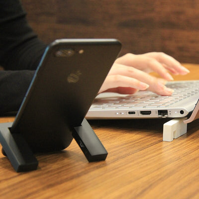 HST-Loop Magnetic Click Desk Mobile Phone Support Magnetic Portable Carry-on Mobile Phone Holder Fashion Minimalist Design - Korvel