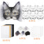 6 Sets Therian Mask Kit. Half-face paper blank masks, hand-painted cat. For DIY, masquerade, cosplay, Christmas gifts. Create un - Korvel