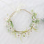 Fresh flower garland headwear hand woven fabric small daisy flower spring fairy outdoor hair accessory - Korvel