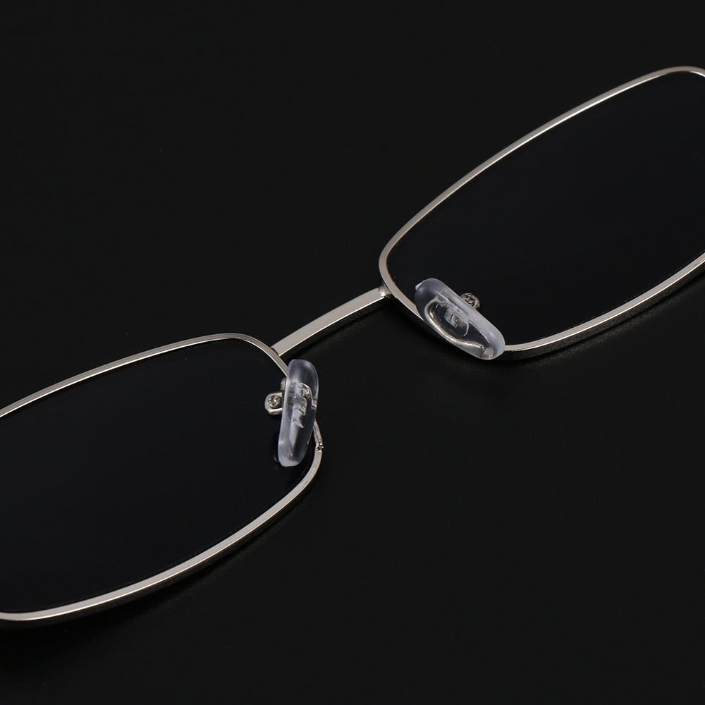 Candy Colors Metal Frame Rectangle Sunglasses Small Retro Shades UV400 Sun Glasses for Men Women Driving Eyewear Summer Goggles - Korvel