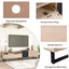 Modern TV Stand for 80'' TV with Double Storage Space Media Console Table Entertainment Center with Drop Down Door - Korvel