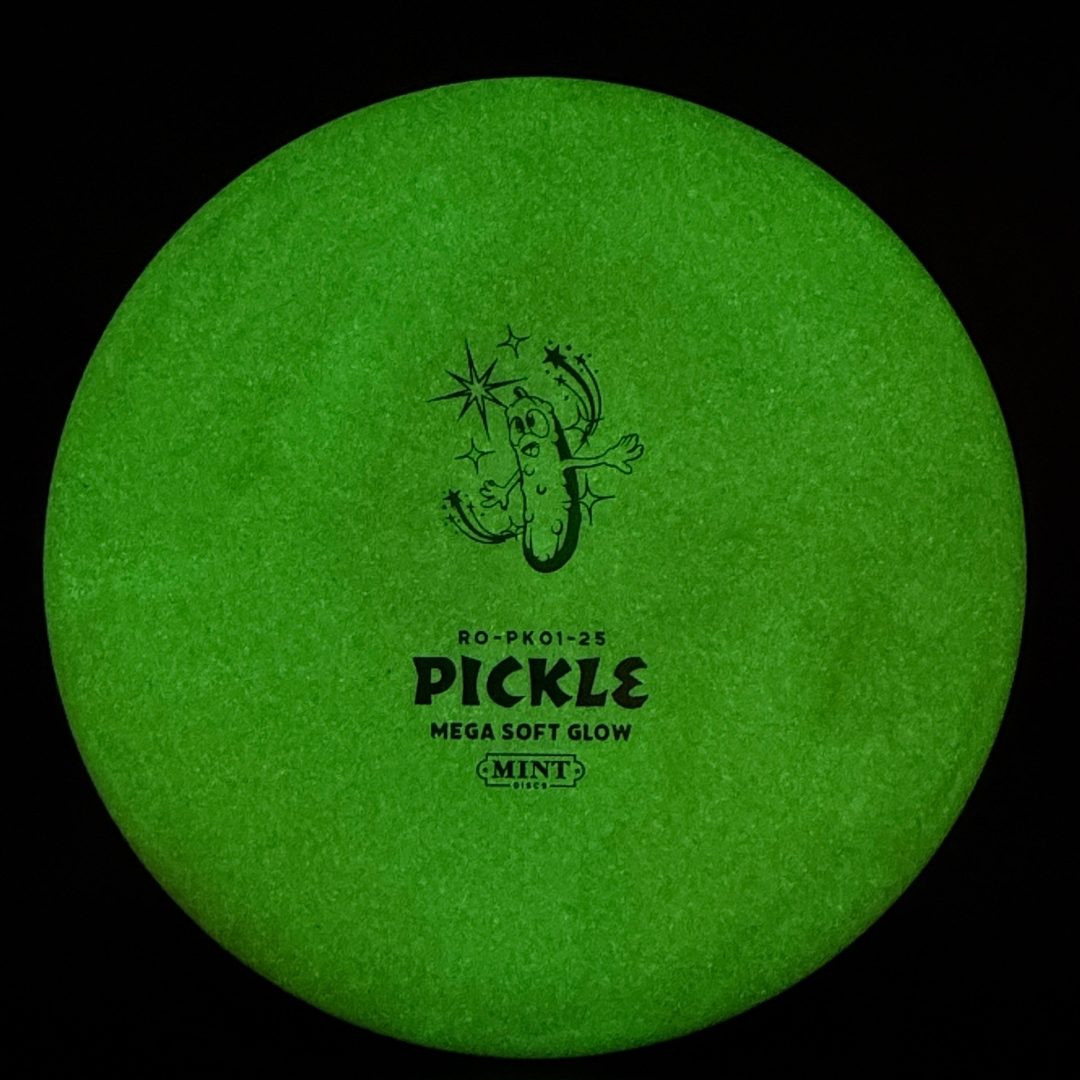 Mega Soft Glow Royal Pickle - First Run Disc Golf Disc