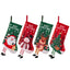 Christmas decorations, colorful prints, Christmas socks, Santa Claus gift socks, snowman gift bags, red and green leg hanging Christmas socks - Korvel