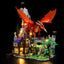 Ensemble de blocs de construction LED Dragon et Donjon 21348