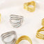 Non fading personalized fashionable light luxury versatile ring accessories for women - Korvel