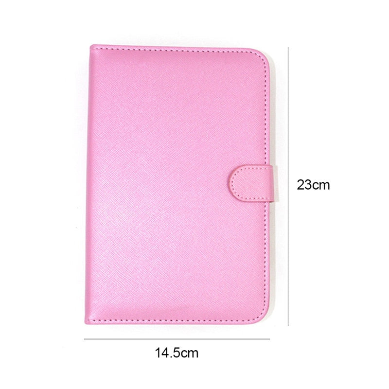 Portable PU Leather Wireless Keyboard Case for iPhone Protective Mobile Phone with Bluetooth Keyboard For IPhone Android Phone - Korvel