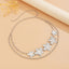 Punk exaggerated big heart metal style body chain sexy starfish waist chain - Korvel