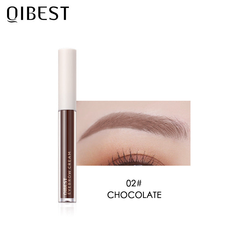 Crema para teñir cejas tridimensional QIBEST - Impermeable y de larga duración