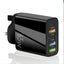 Standard PD65W mobile phone charger 4A type-c PD+3USB multi port European, American, English travel charging head - Korvel