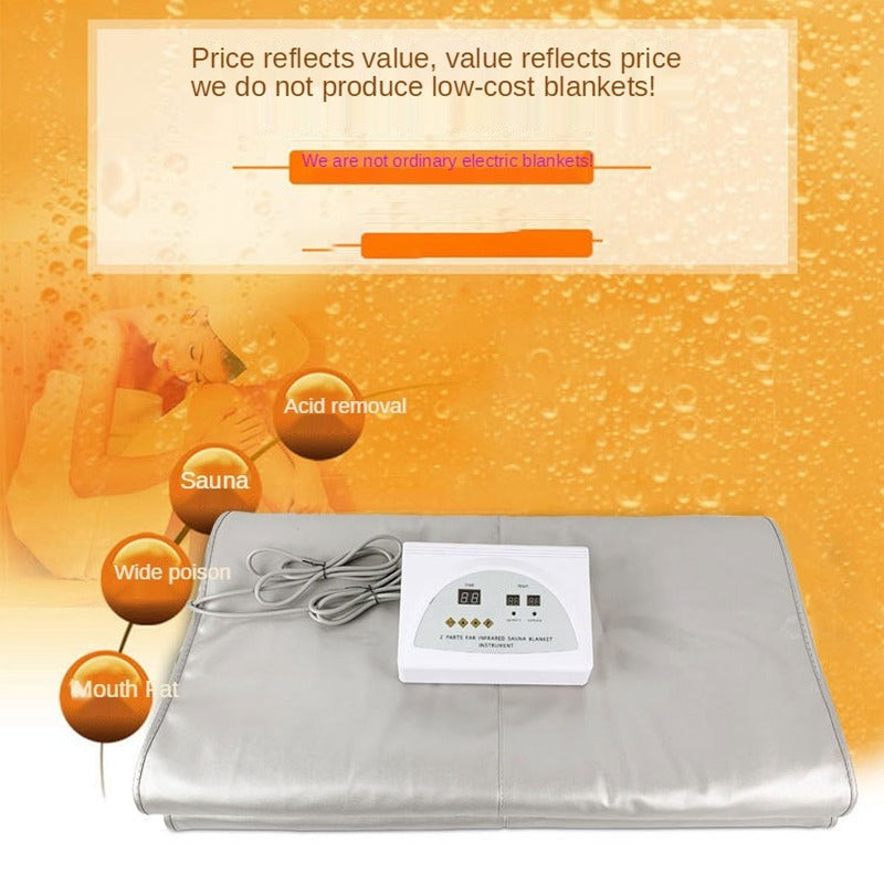 Premium Infrared Remote Control Sweat Blanket