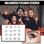 Halloween Eyeliner Patch, Scary Fashion Party Makeup Kit Bat Spider Decorative Eyeliner Eyeshadow Patch - Korvel