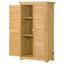 Premium Wooden Garden Shed - 3-Tier Outdoor Storage Cabinet