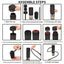 Portable smoking pipes, ceramic dry-burning hookah bowls, glass bowls, tobacco pipes, travel shisha pipe accessories - Korvel