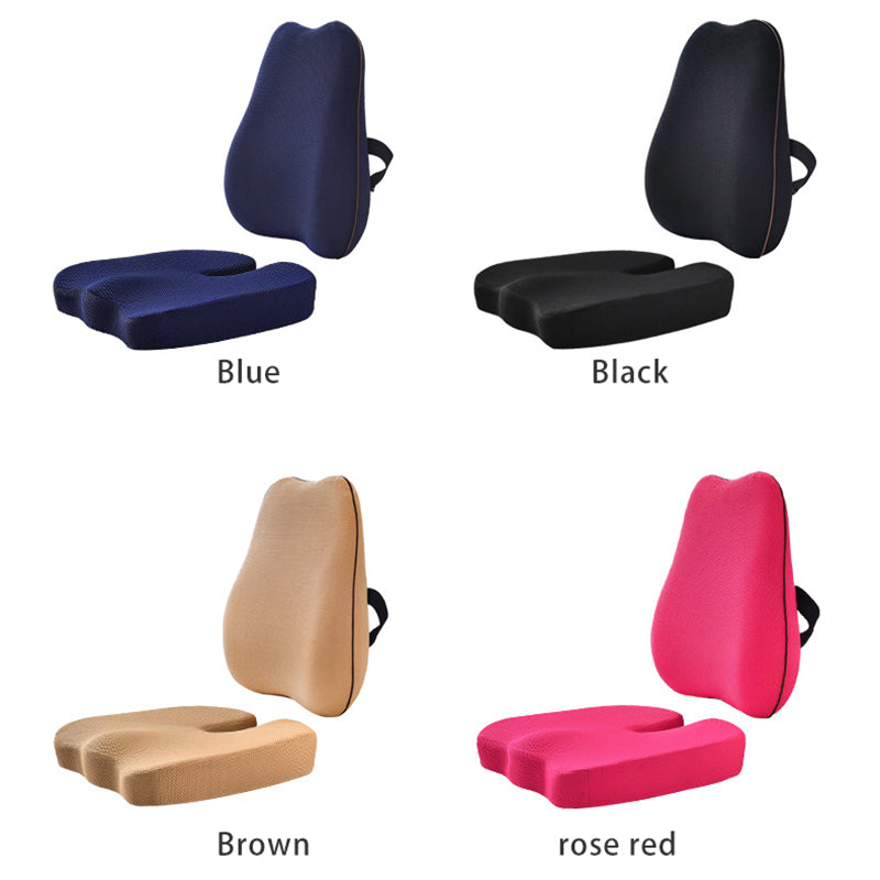 Ensemble de coussins de soutien lombaire en mousse à mémoire de forme premium
