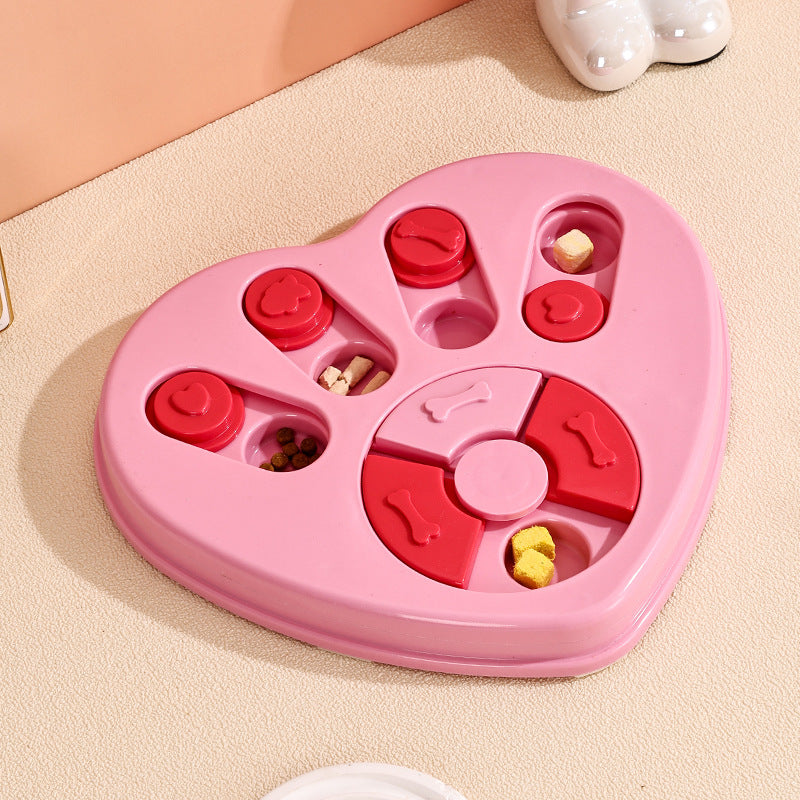 Interactive Slow Feeder Dog Bowl - Puzzle Toy for Pets - Korvel