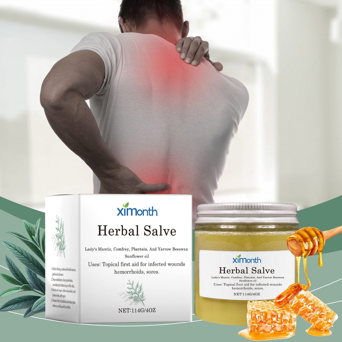 Crème Herbacée Premium pour Articulations pour Confort et Soulagement