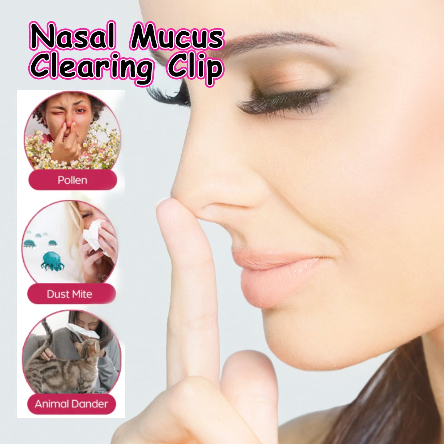 Nasal Mucus Clearing Clip for Comfortable Breathing