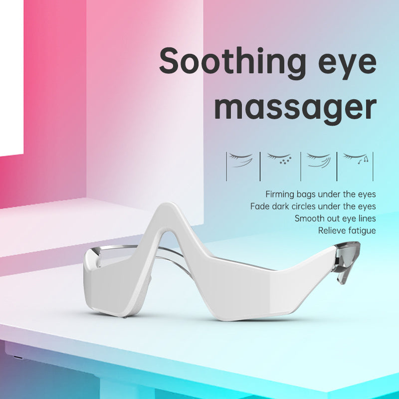 Premium Electric Eye Massager with LED Red Light Therapy