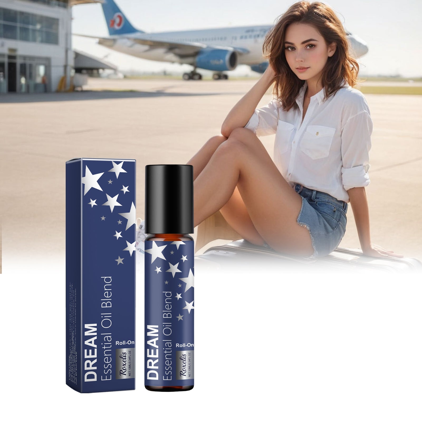 Roll-On Perfume Essential Oil Ylang Ylang Roll-On Perfume Design Natural Fresh Light Fragrance Portable Elegant Fragrance Essential Oil - Korvel